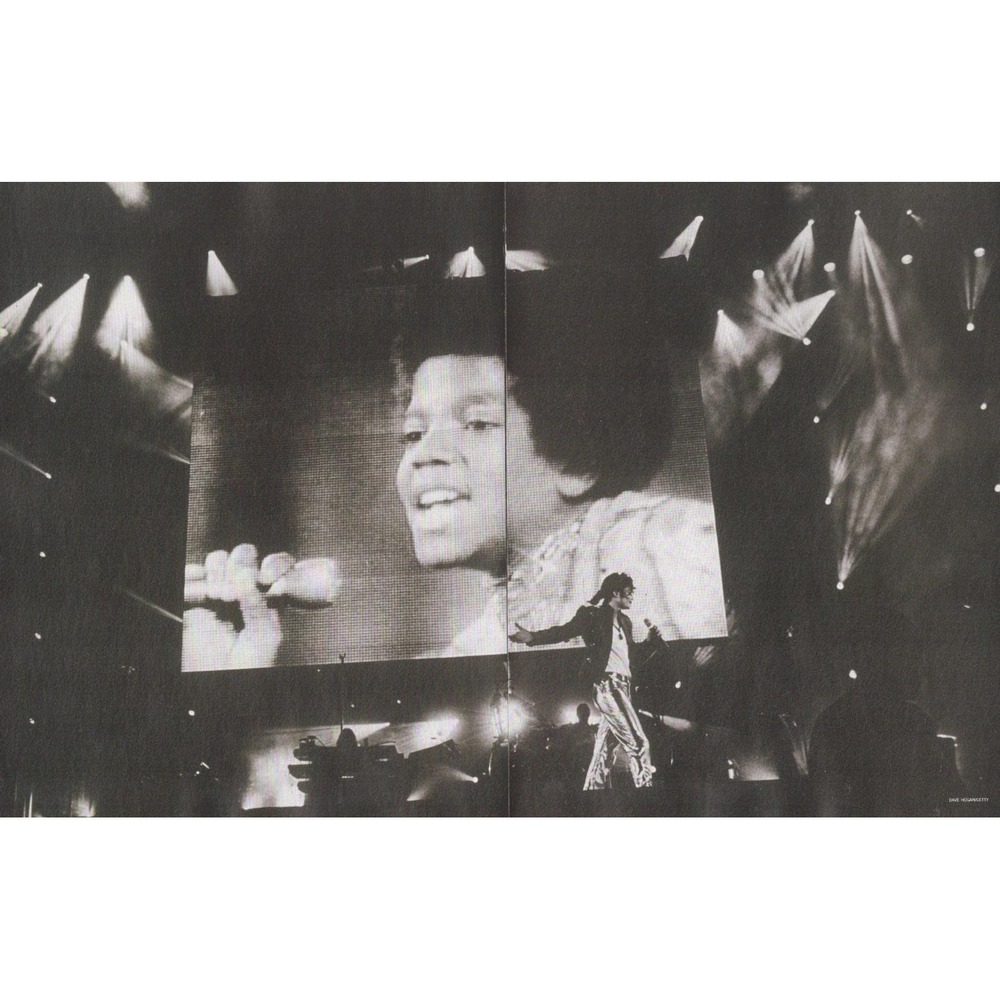 Michael Jackson c. 1980s Live Concert Stage Screen Performance Photo Print